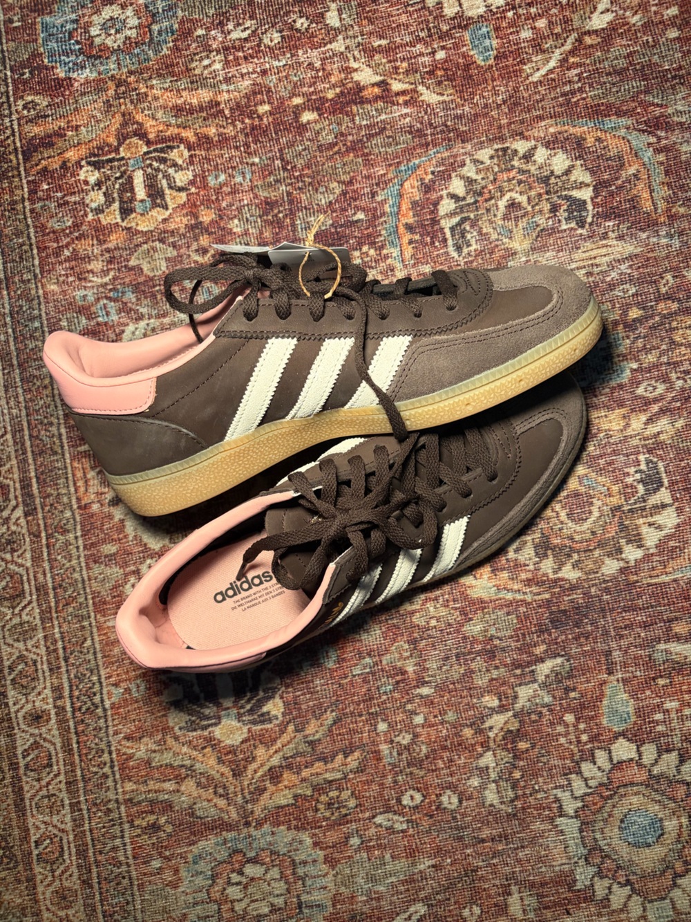 Adidas handball spezial brown and pink